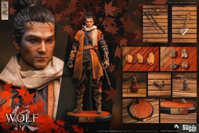 Figura Sekiro Wolf Vts Toys 1/6 - Versão Standart