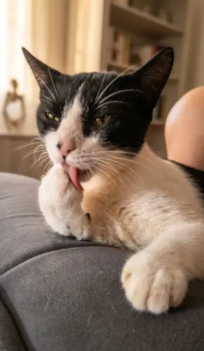 Gata castrada para adoção