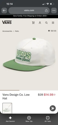 Boné VANS Original