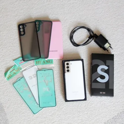 Samsung Galaxy S21 Branco - Tela 6,2 - 128gb - 8gb Ram