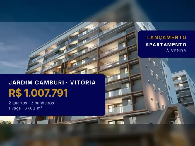 Linda suíte em apartamento no coração de Jardim Camburi - venha conhecer!