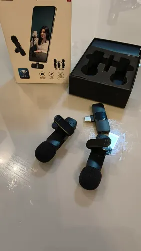 2 Microfones tipo C para celular 