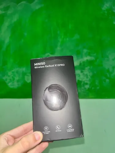Três Fones Bluetooth Miniso Ergonômicos