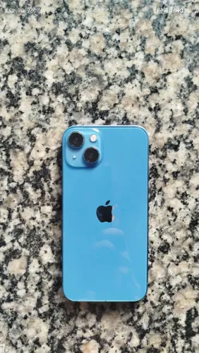 ? Título: iPhone 13 256GB Azul - Bateria 81% + Capinha, Película e Carregador
