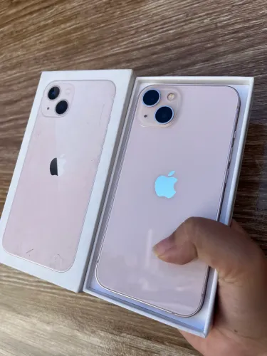iPhone 13 rose 128GB caixa e garantia 93%