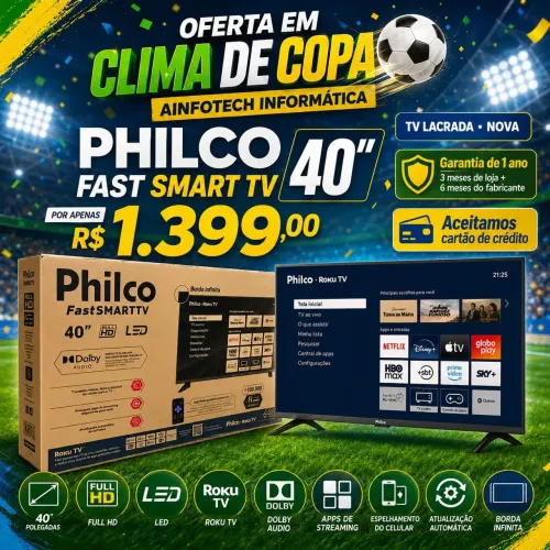 TV SMART NOVA BARATO GARANTIA