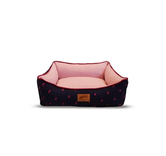 Cama Baw Waw Rosa para Cães e Gatos