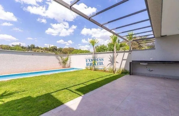 Casa em Condomínio, 4 suítes, jardim com piscina, 424m², Chácara Flora, São Paulo/SP