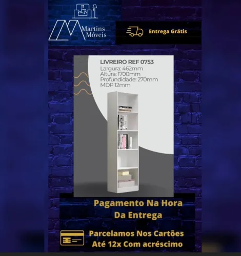GRANDE PROMOÇÃO ESTANTE LIVREIRO ENTREGA GRÁTIS 