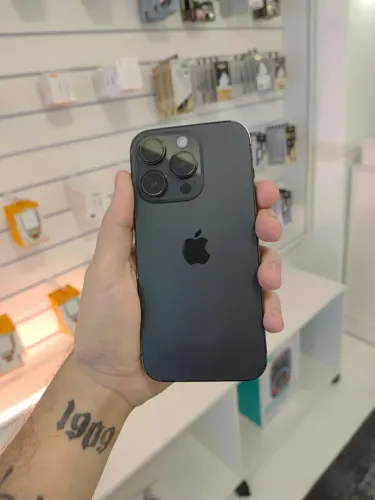 iPhone 14 PRO Preto 128 Gb 100% de bateria