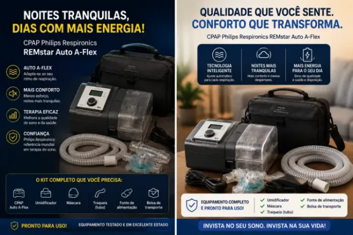 CPAP Philips Respironics REMstar Auto A-Flex Completo