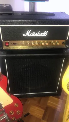 Marshall DSL15H + Caixa Pedroni 1x12 - Timbre Poderoso em Perfeito Estado!