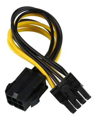 Adaptador Energia De 6 Pinos P 8 Pinos P Video Pci-e X16.
