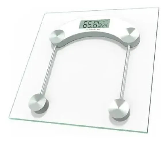 Balança Digital Corporal Vidro Temperado quadrada até 180kg