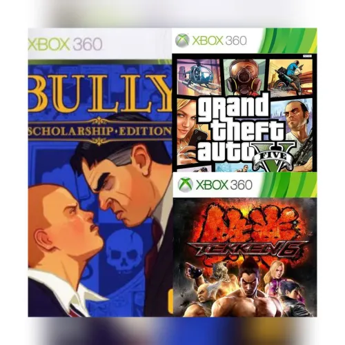 Jogos Xbox 360 3 + jogo de brinde