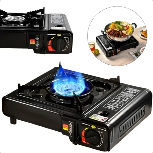 Fogareiro Portátil a Gás Pesca Camping Motor Home Viagem