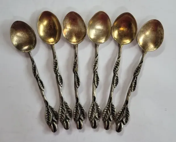Colheres Banhadas a Prata
