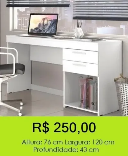 Escrivaninha reforçada - garanta já a sua 