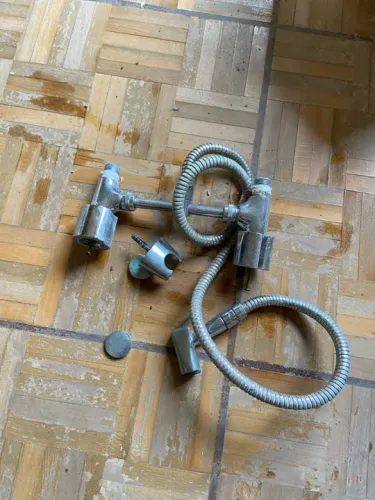 Ducha higiênica com misturador - funcionando