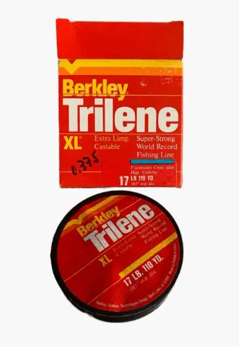 Linha de pesca Berkley Trilene 0,37mm 100m fluorescente transparente super forte