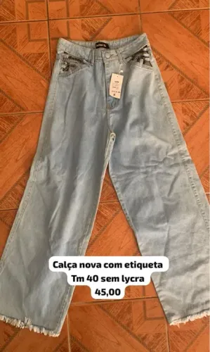 Calça jeans wid leg