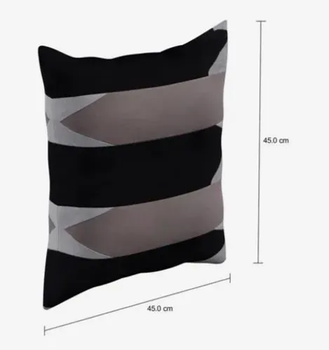 almofada tok stok tokstok tok&stok konkret/cinza 45x45 cm