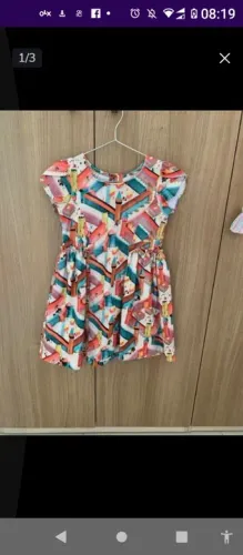 Vestido Alphabeto 6/7 anos Não entrego