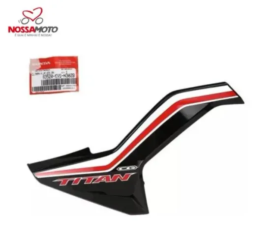 Tampa Lat Esq Titan 160 2020 A 2021 P/moto Azul/azul Escuro