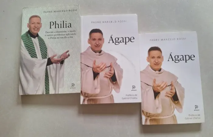 Livros Ágape & Philia - Padre Marcelo Rossi. Editora Globo / 03 Unidades !!!!