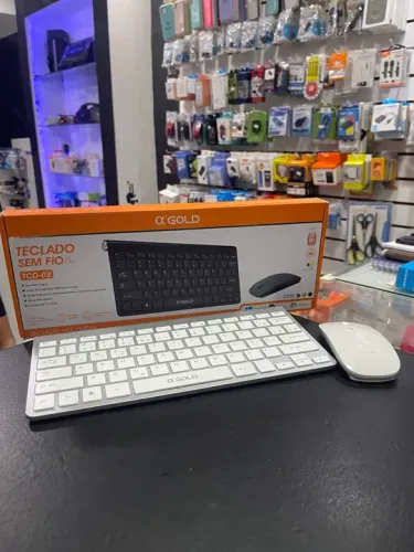 Teclado e Mouse Sem Fio a'Gold TCD-02 - a Gold