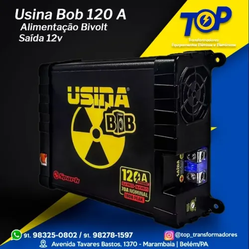 Fonte Usina Bob Dynamic 120a 12v