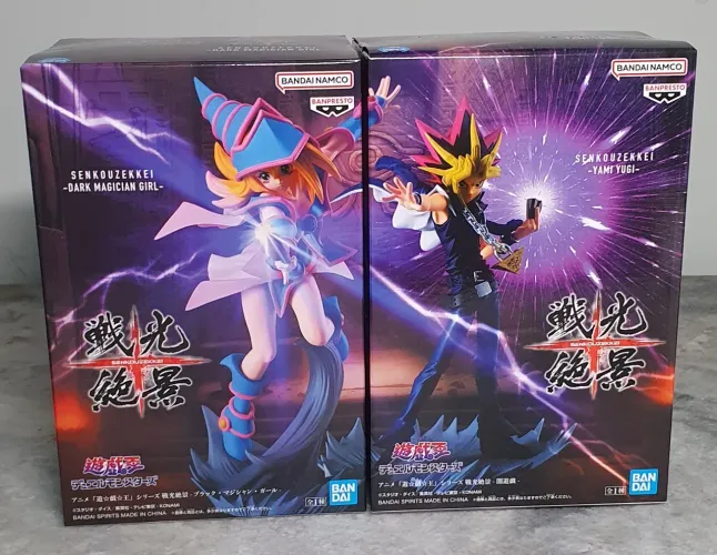 Yu-Gi-Oh figures Yugi + Maga negra banpresto lacrado original bandai 
