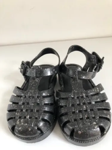 Mini Melissa infantil Preta tamanho 19
