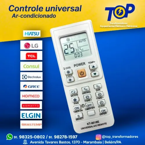 controle universal para central de ar