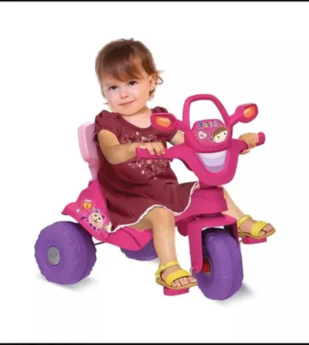 TRICICLO TONKINHA Passeio e Pedal - Novo na Caixa