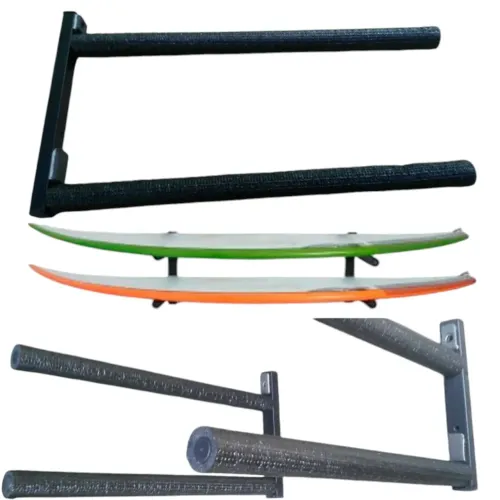Rack suporte de parede para 2 pranchas de surf até longboards