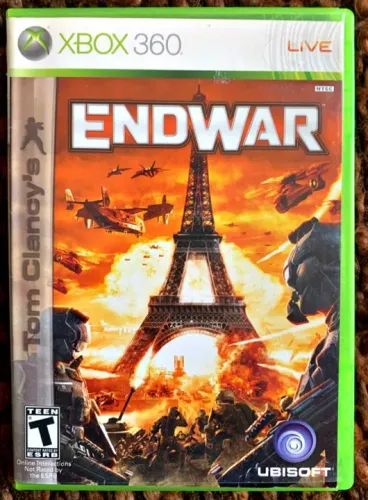 ENDWAR END WAR ORIGINAL XBOX 360 UBISOFT TOM CLANCY´S COMPLETO COM MANUAL ACEITO OLX PAY
