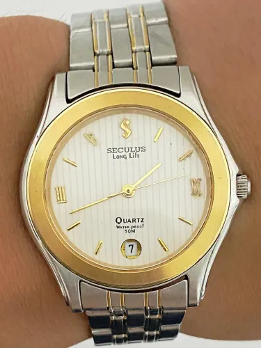 Relógio Seculus quartz vintage.