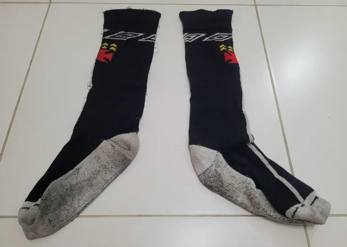 Meião futebol oficial Vasco umbro preto 