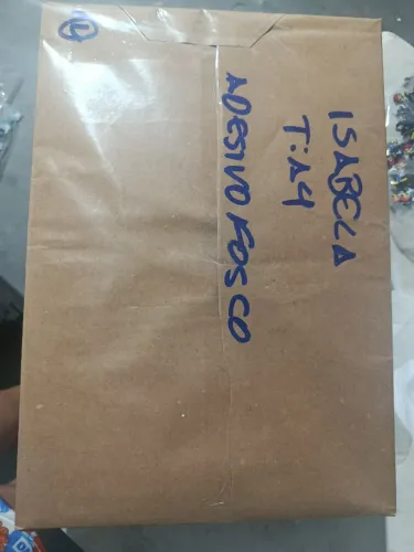 Resma de papel adesivo fosco T A4