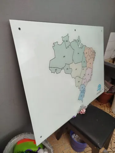MAPA DO BRASIL COM MOLDURA DE VIDRO APENAS R$ 50
