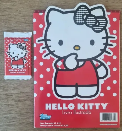 Álbum - Hello Kitty - 2014 - Completo + Envelope - Ed.Topps