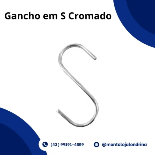 Gancho S Cromado