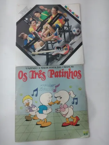 Lote Vinil Os Três Patinhos e Trem da Alegria