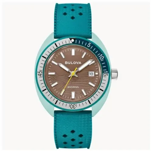 Relógio Bulova sea turtle snorkel original novo 