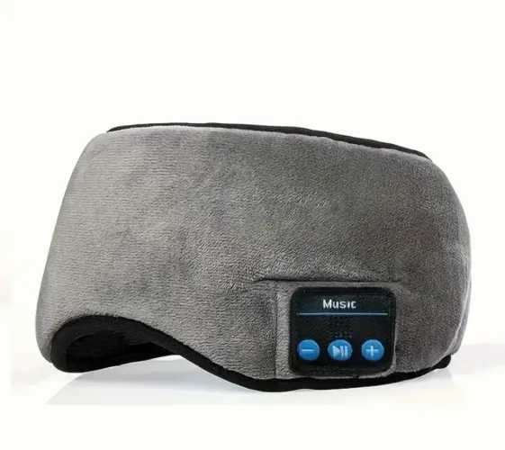 Máscara De Dormir Com Fone De Ouvido Bluetooth. Meditação. Relaxar. Recarregável via usb. 