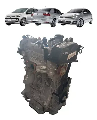 Motor Parcial Gol G7 G8 Voyage Up 1.0 12v 3cl Flex 2016 A 2023 (BASE DE TROCA)