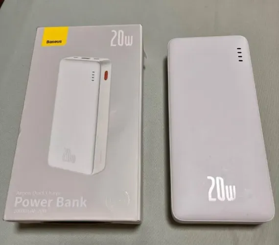 Carregador Portátil Baseus 20000 Mah 20w Lacrado