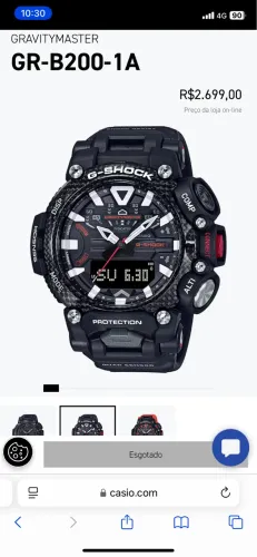 Relógio G-SHOCK GR-B200-1A