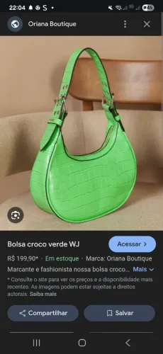 Bolsa Croco WJ